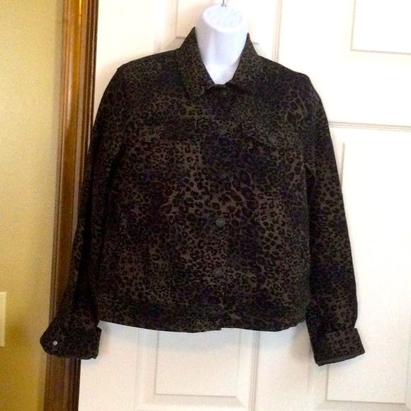 Nine West Animal Print Jacket NWT